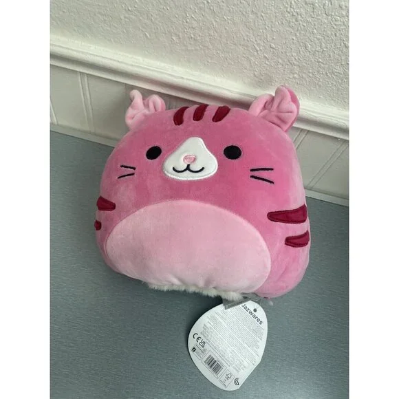 Squishmallows “FlipaMallows” 8” Geraldine And Malu Pink Cat And Grey Dog - Picture 10 of 10